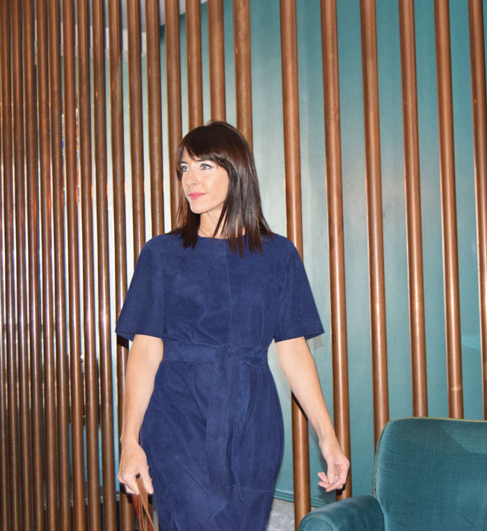 How To Wear The Suede T Shirt Dress
