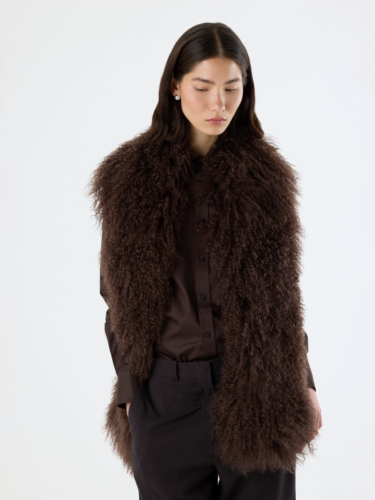 Mongolian Scarf With Belt