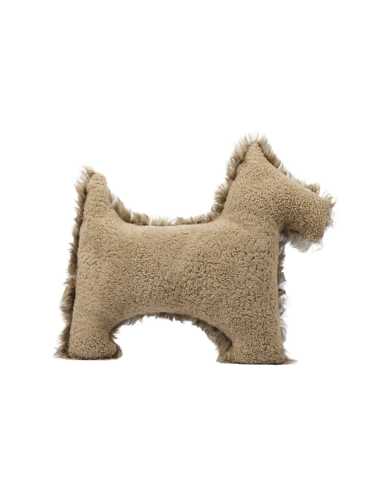 camel sheepskin cushion - homewear | gushlow and cole - cell image 2