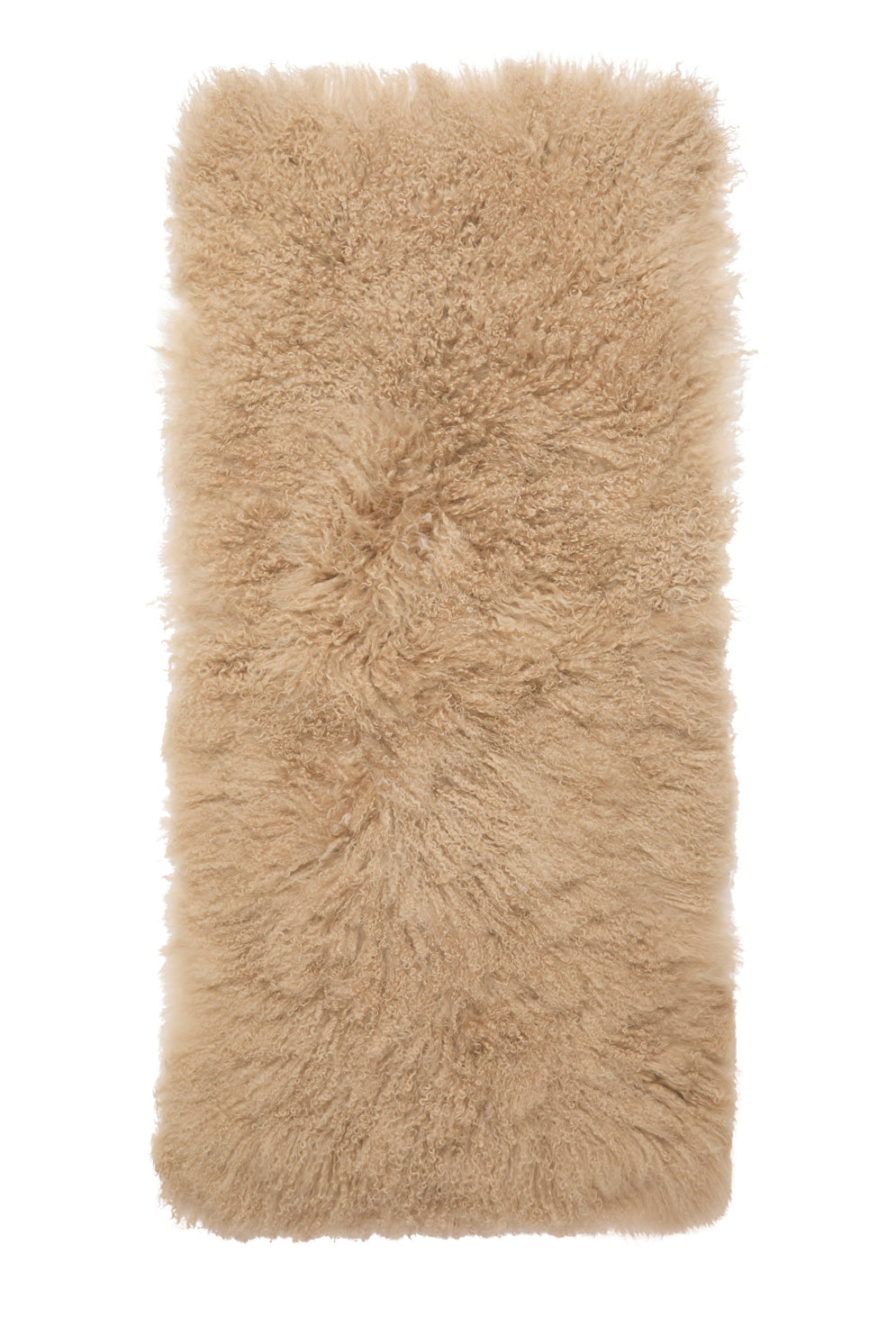 Camel Mongolian Shearling Throw | Home | Gushlow & Cole - cut out image