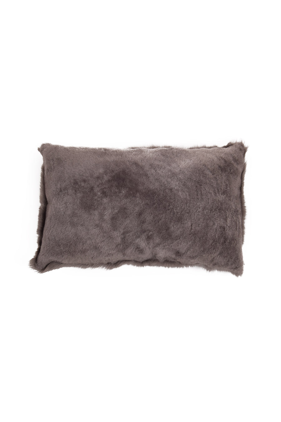 Large Toscana Sheepskin Cushion in Taupe cut out back