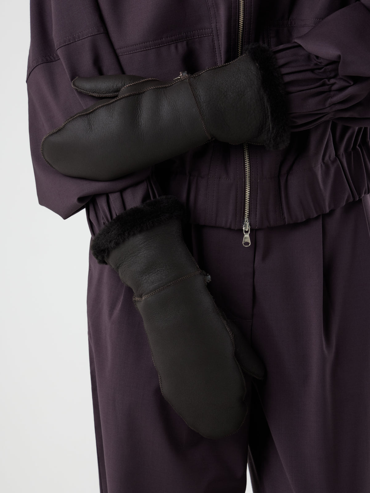Gauntlet Shearling Mittens
