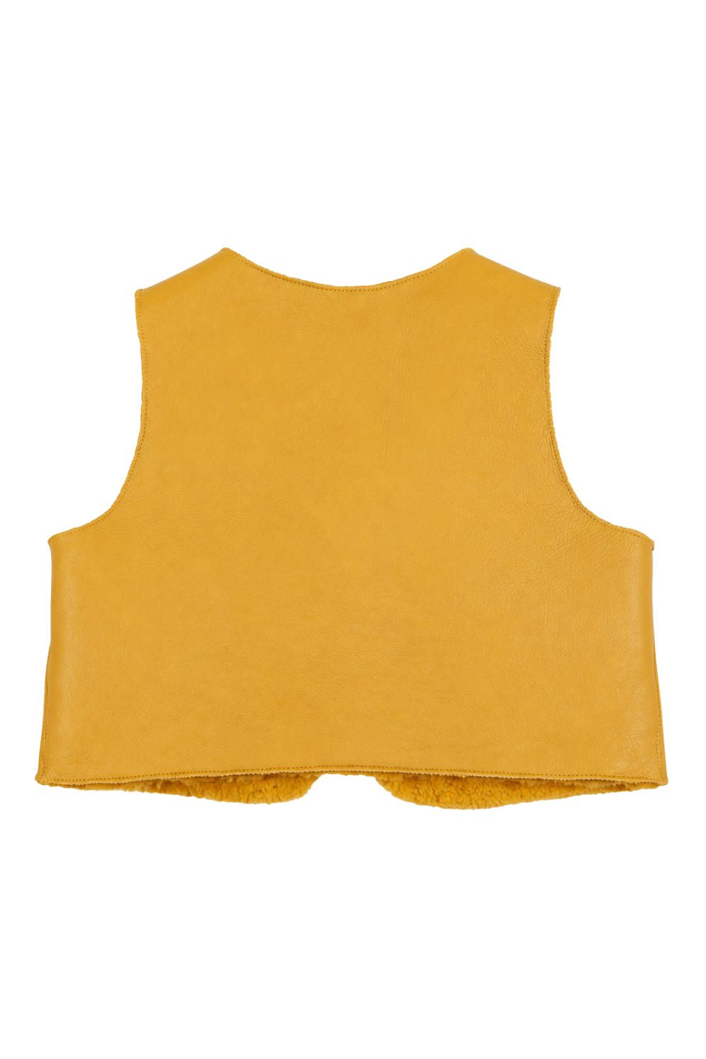 Edith Shearling Heart Gilet