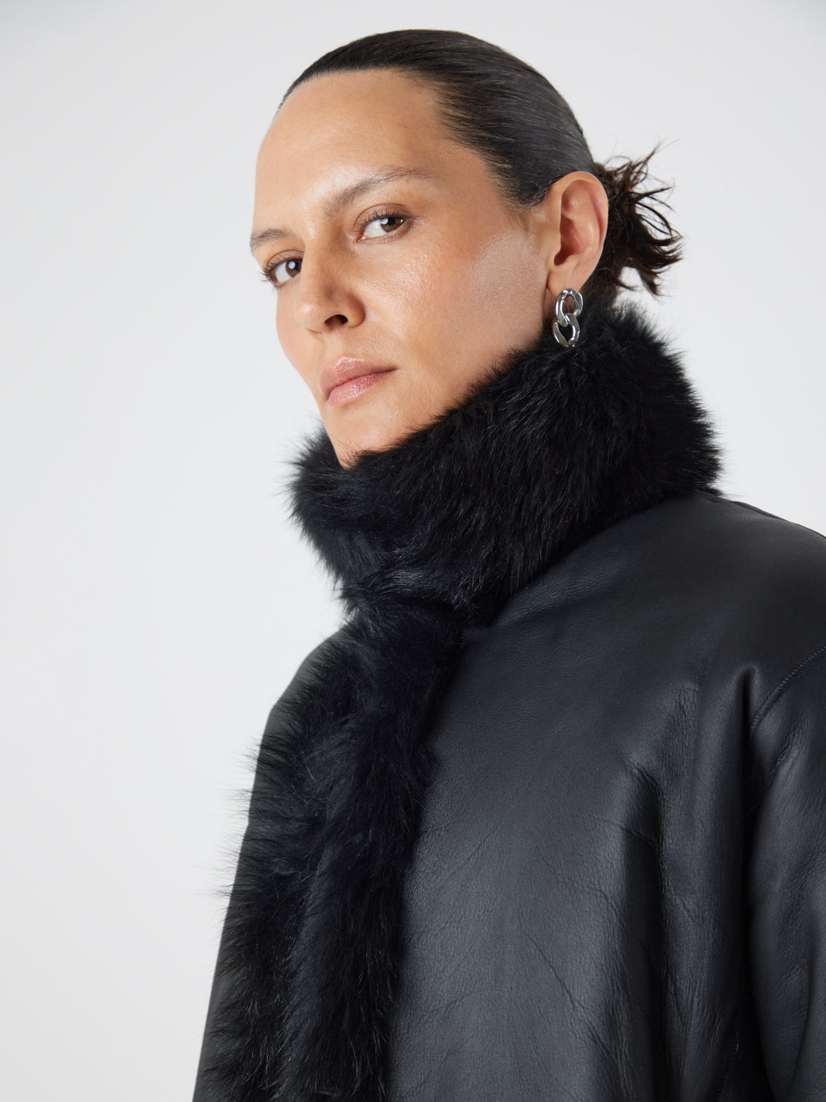 Funnel Collar Jacket