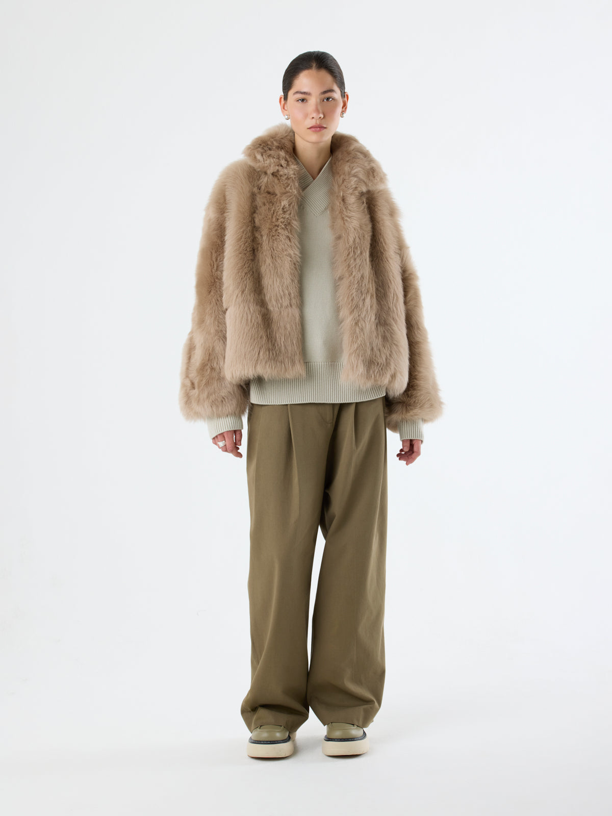 Funnel Collar Jacket