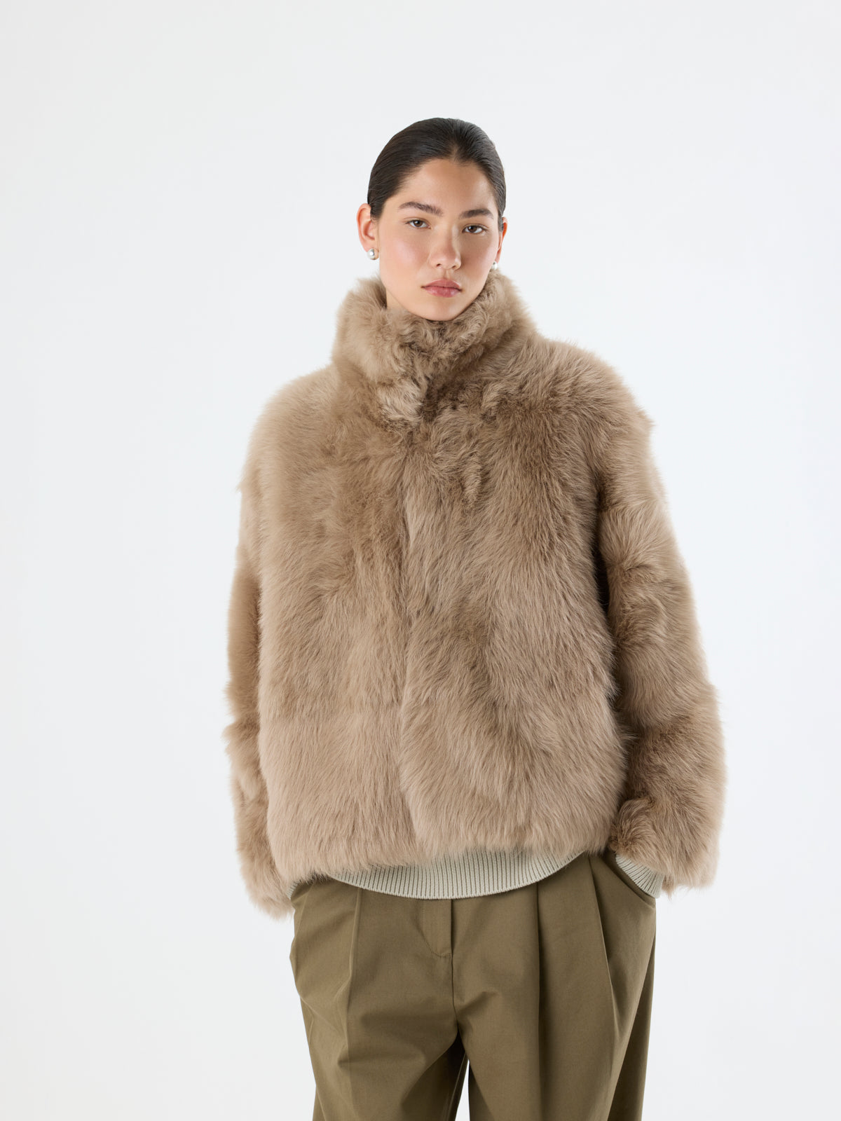 Funnel Collar Jacket