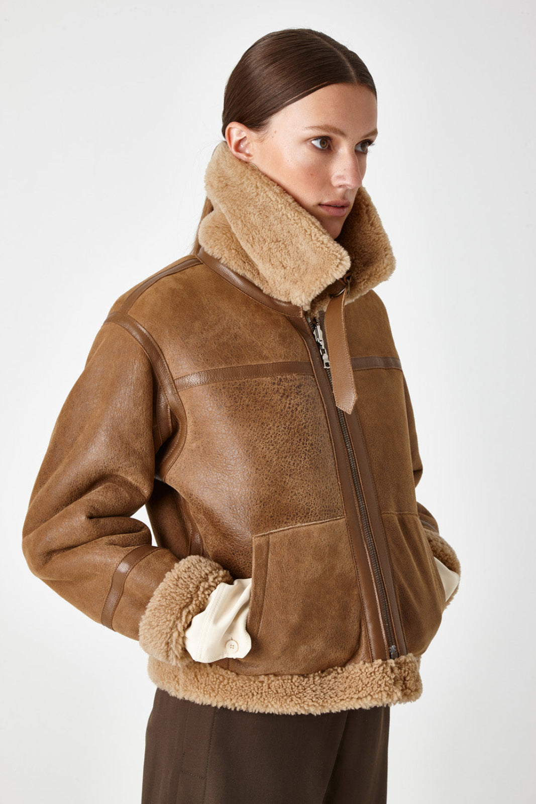 Shearling Aviator Jacket