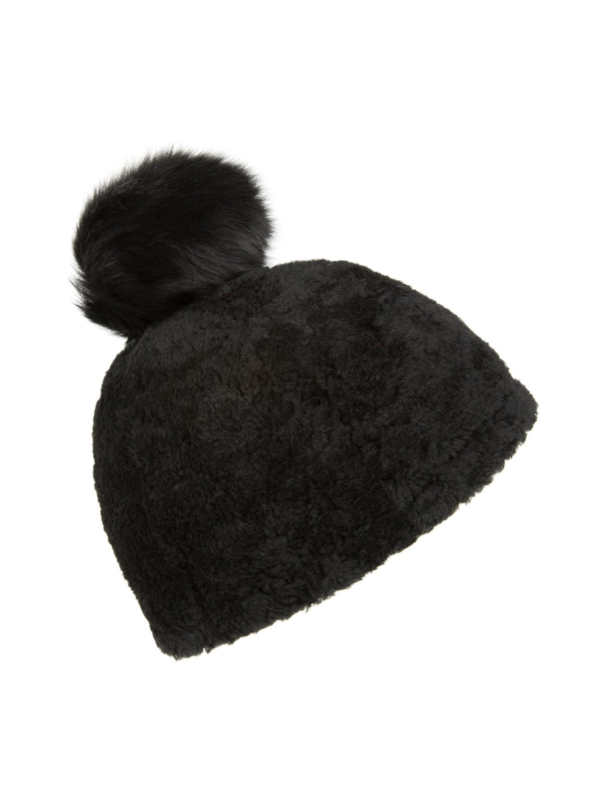Shearling Beanie Hat