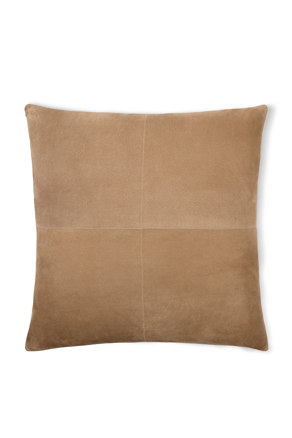 Large Camel Suede Scatter Cushion | Home | Gushlow & Cole - cut out image back of cushion