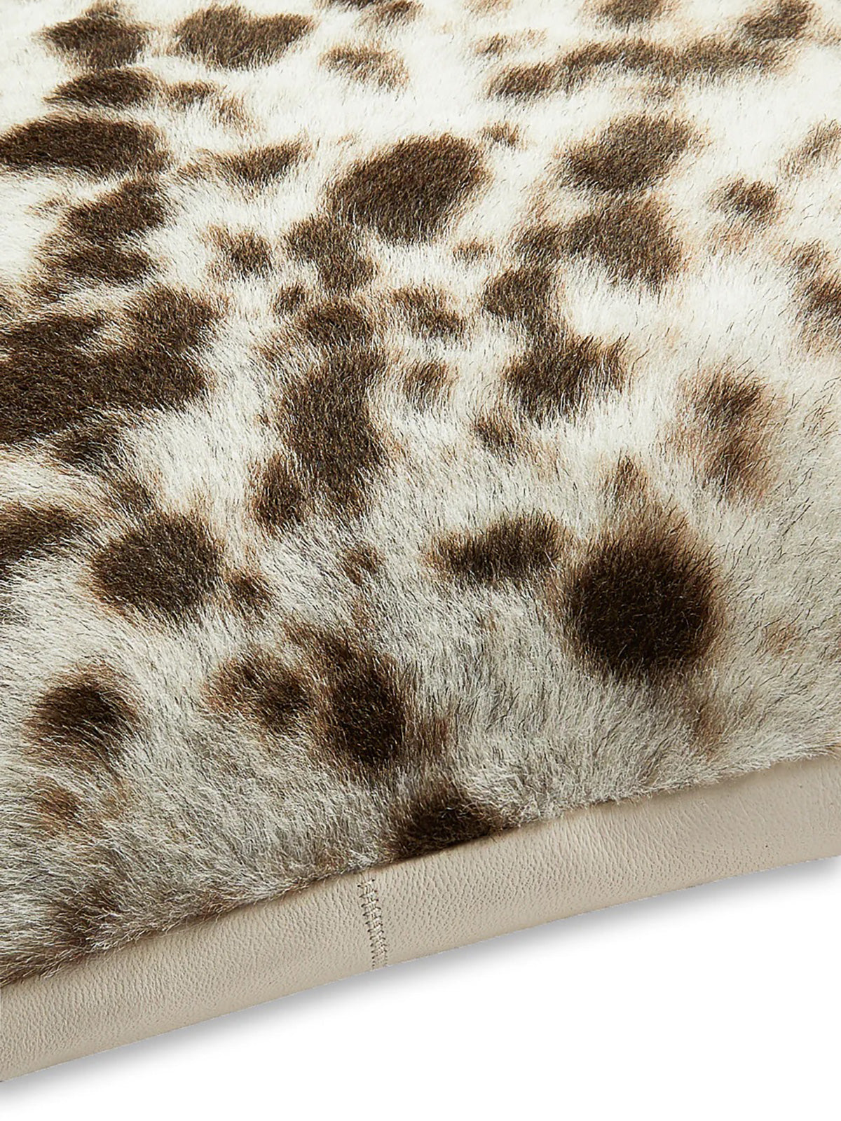 Naturally Spotted Shearling Cushion | Homeware | Gushlow & Cole - cut out crop