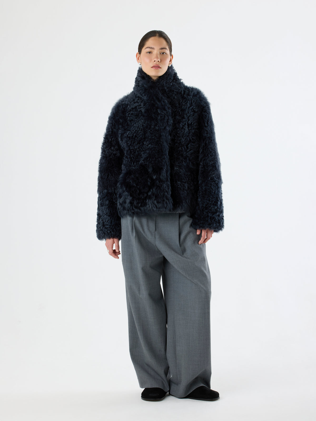 Curly Shearling Jacket