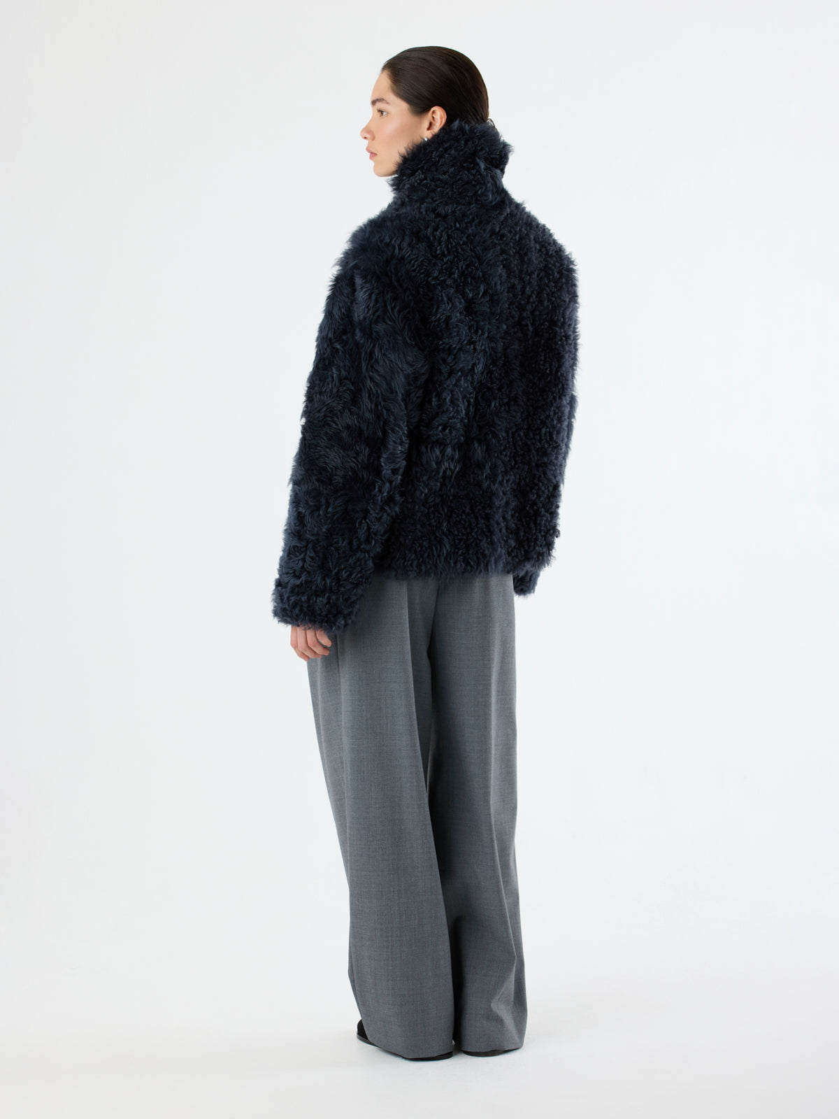 Curly Shearling Jacket