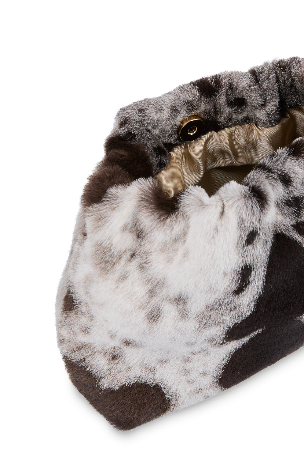 Pintos Soft Shearling Clutch Bag | Womens | Gushlow & Cole - cut out detail