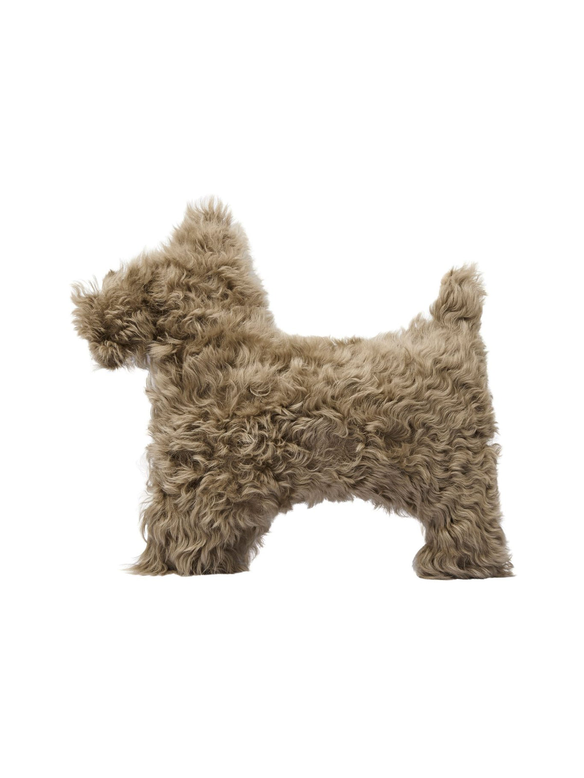 camel sheepskin cushion - homewear | gushlow and cole - cell image 1