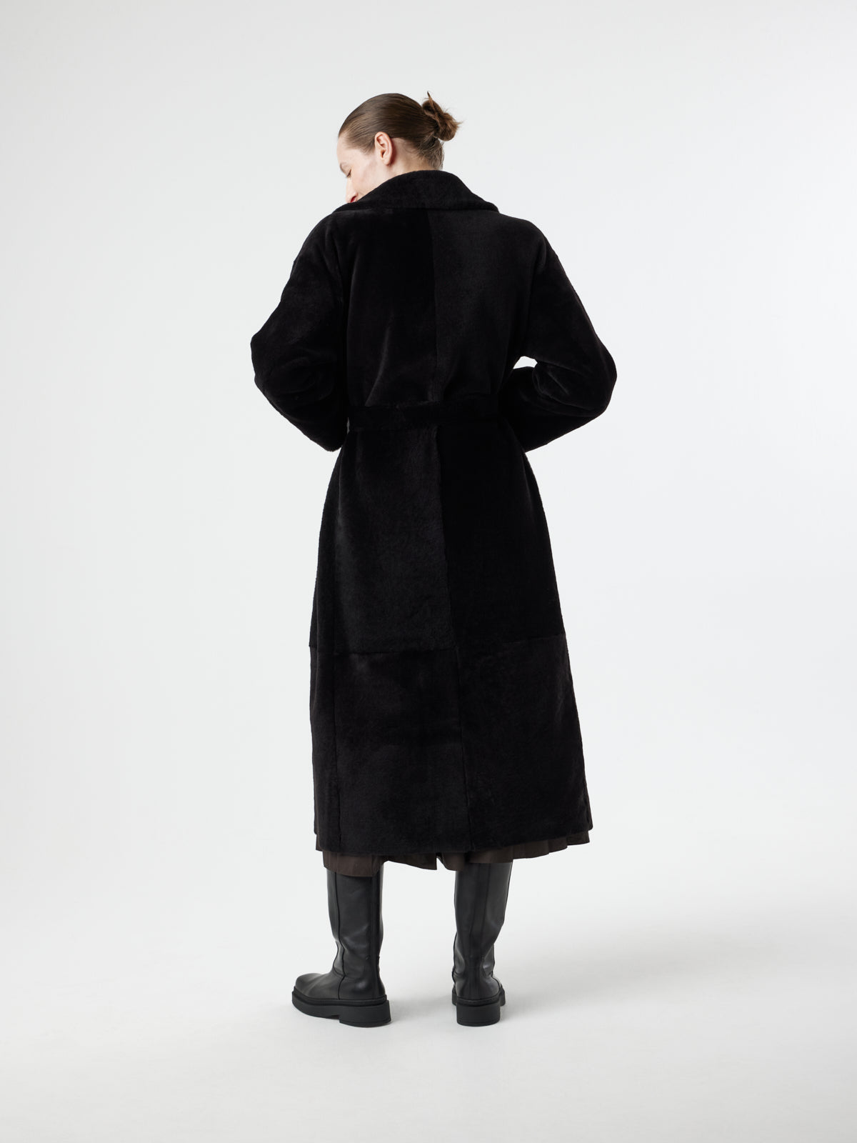 Shearling Trench Coat