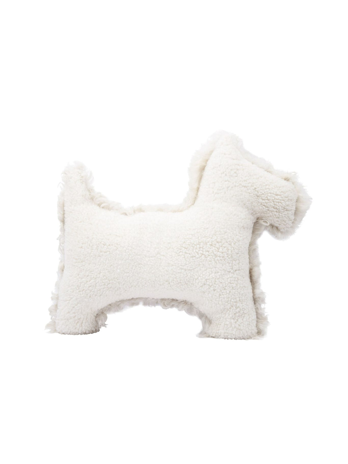 white sheepskin cushion - homewear | gushlow and cole - cell image 2