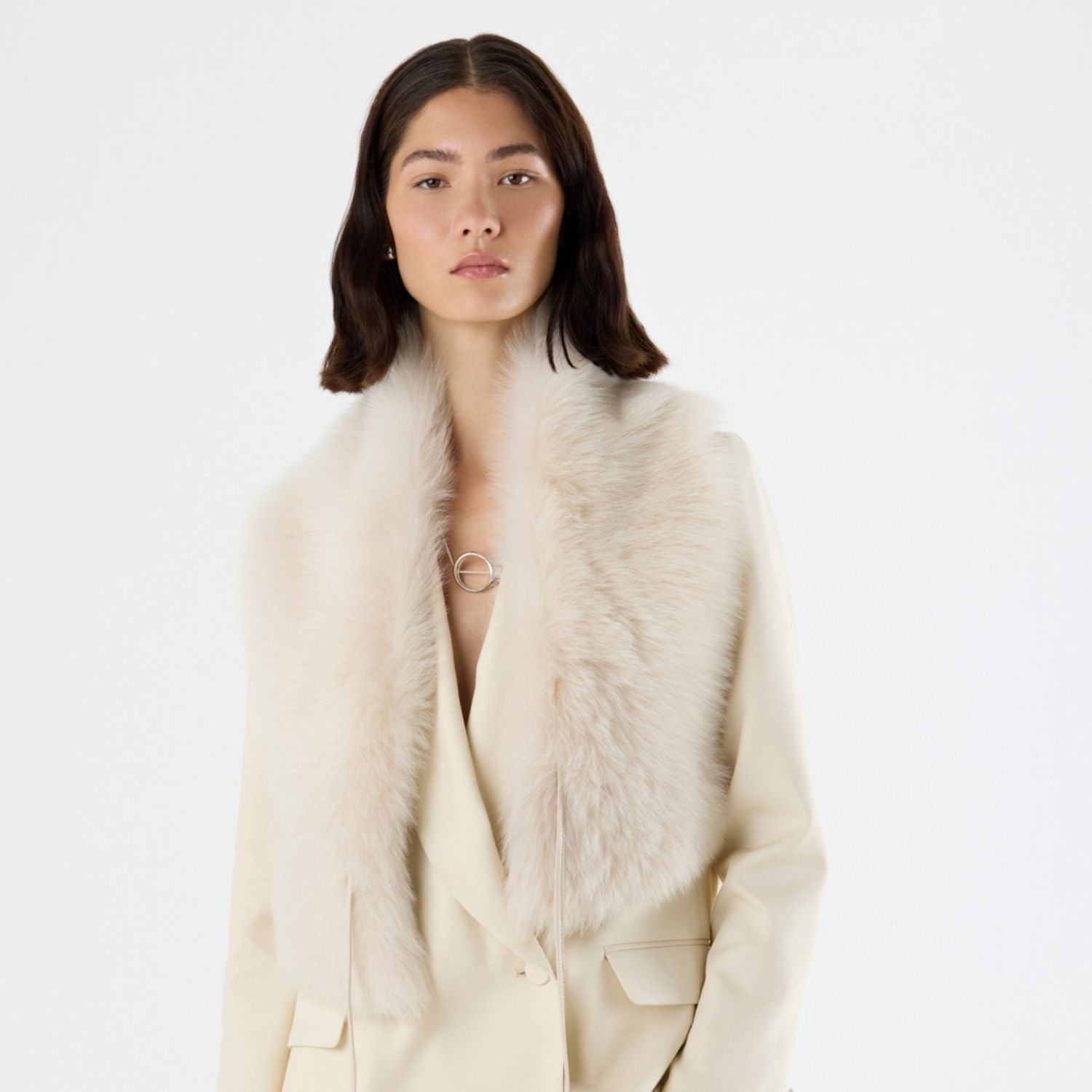 The Iconic Shearling Shawl Scarf | Blogs | Gushlow & Cole