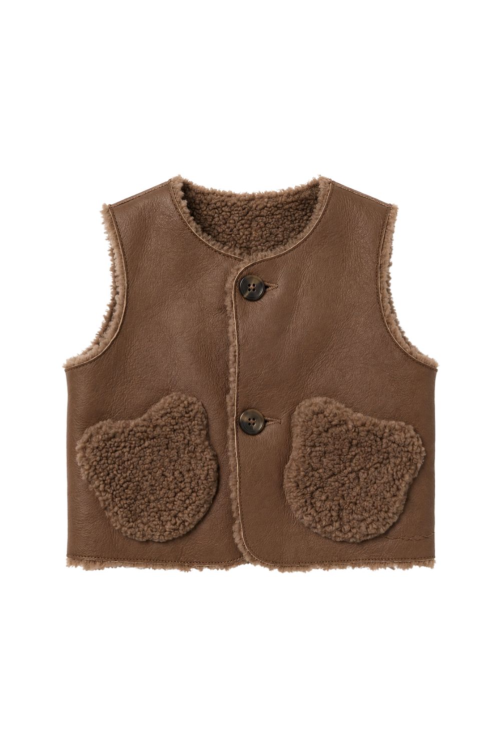 Albie Teddy Shearling Gilet