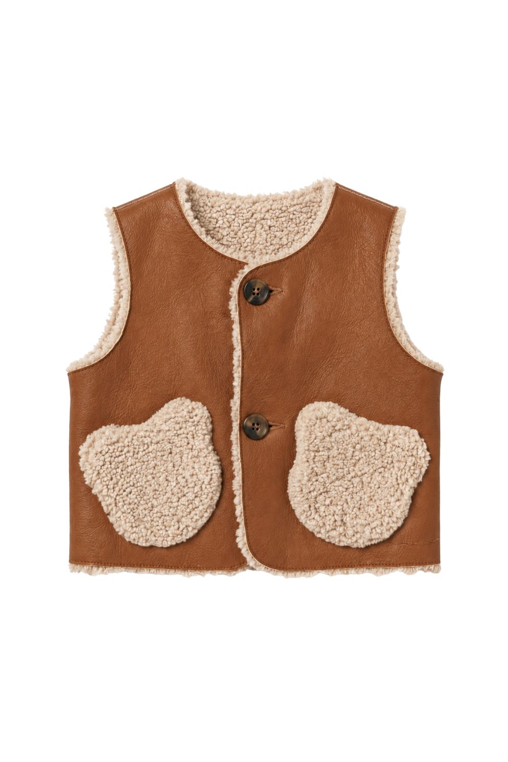 Albie Teddy Shearling Gilet