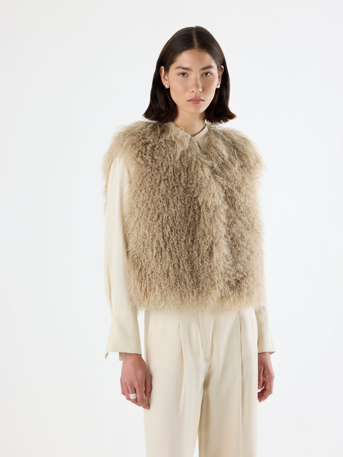 Mongolian Shearling Gilet