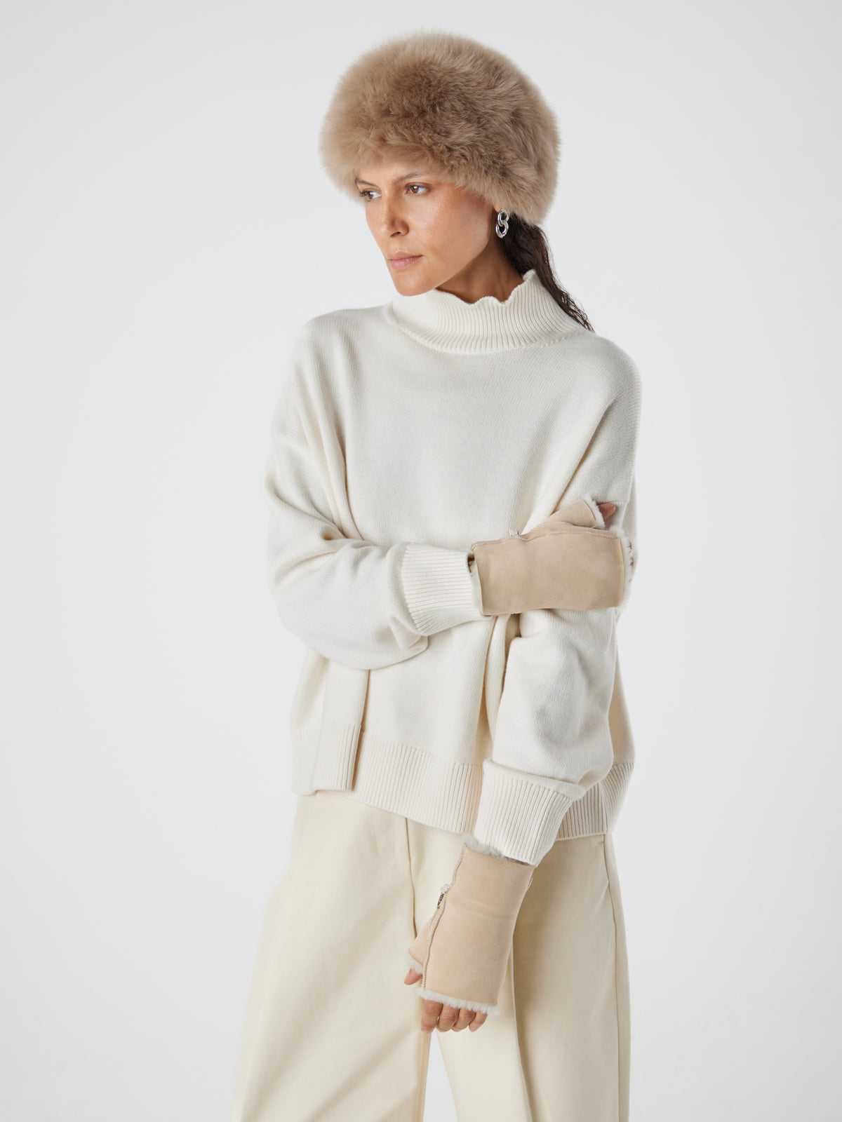 Camel Shearling Russian Hat | Women | Gushlow & Cole