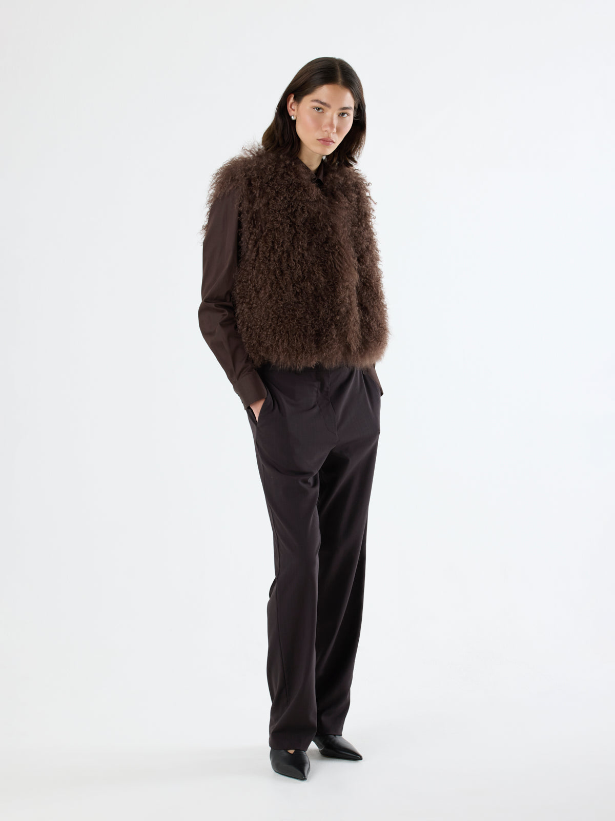 Mongolian Shearling Gilet