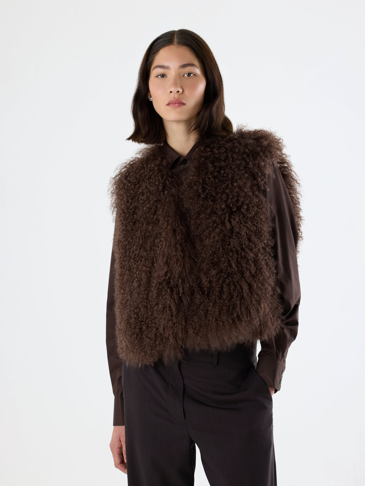 Mongolian Shearling Gilet