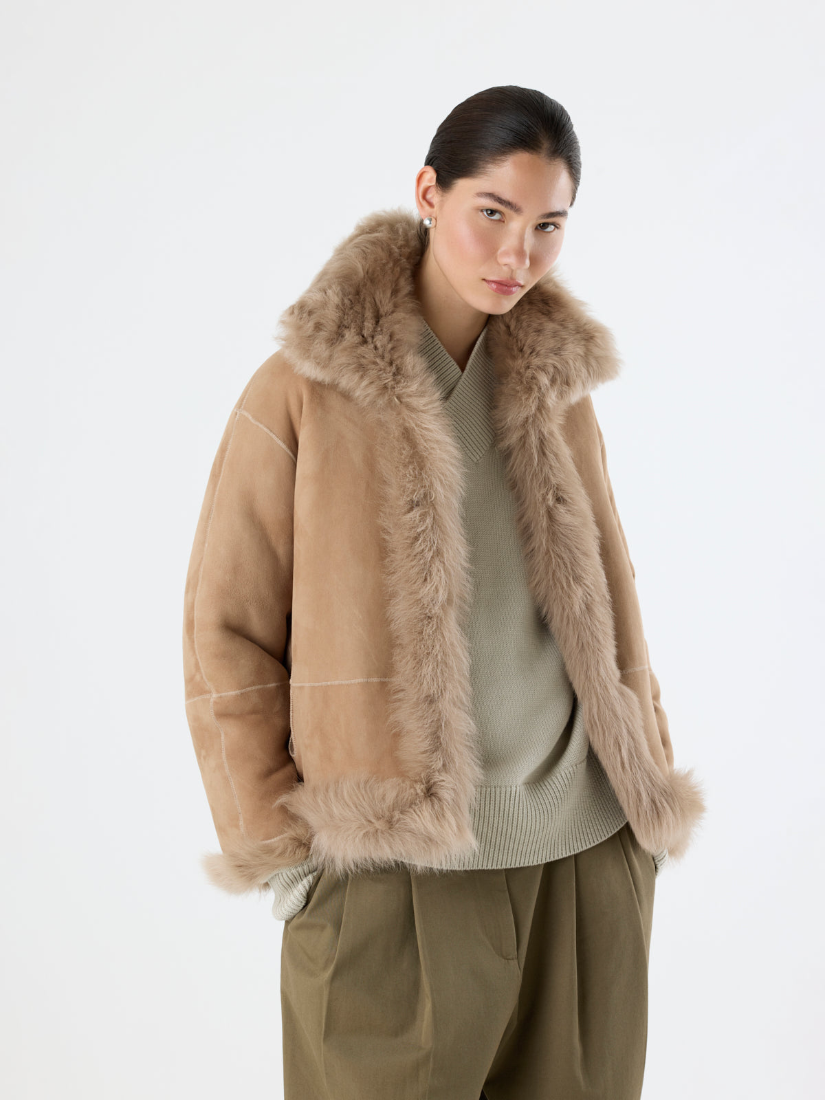 Funnel Collar Jacket