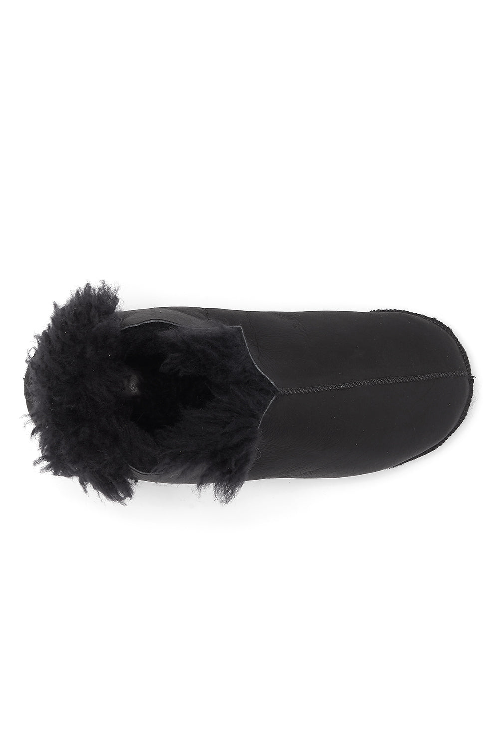 graphite black Teddy Shearling Slipper Boots - above - gushlow & cole