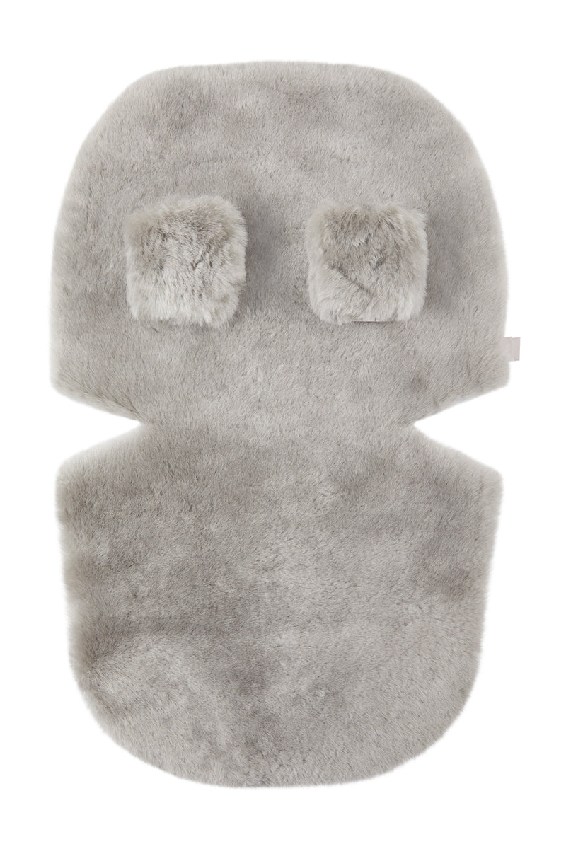sheepskin liner for uppababy vista Grey Sheepskin Pram Liner & Strap Cover | Kids