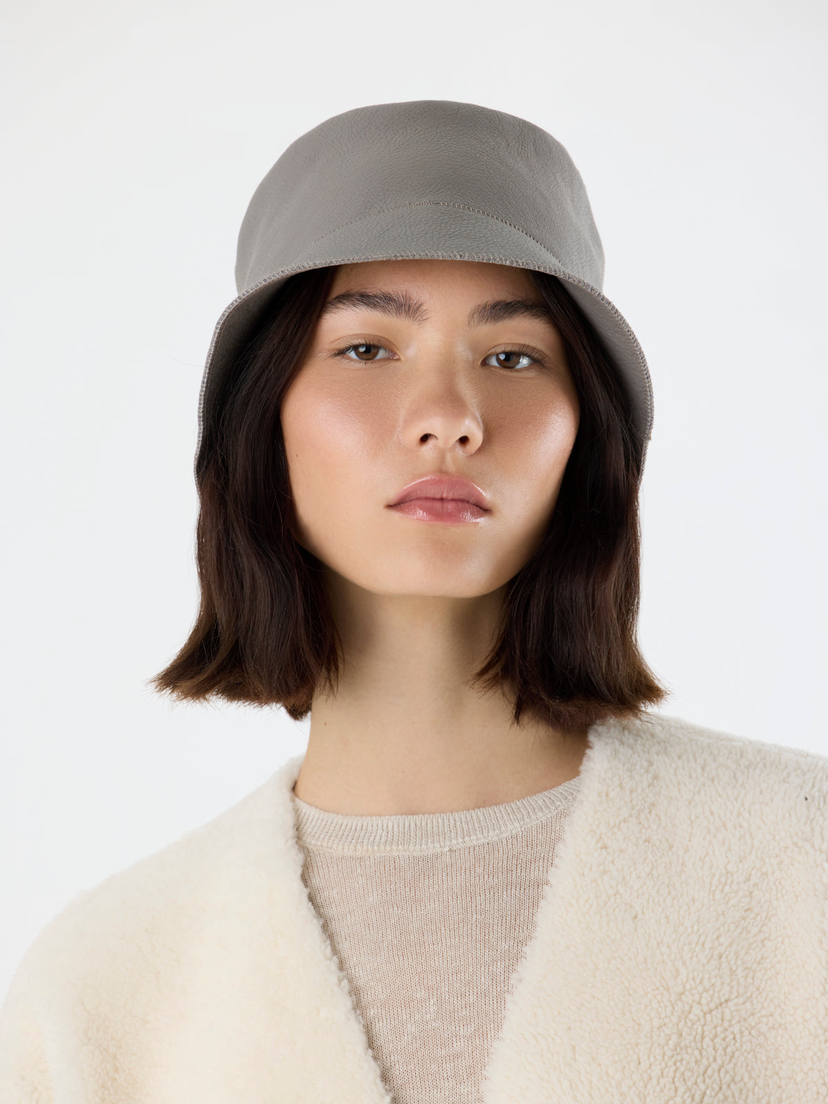Leather Bucket Hat