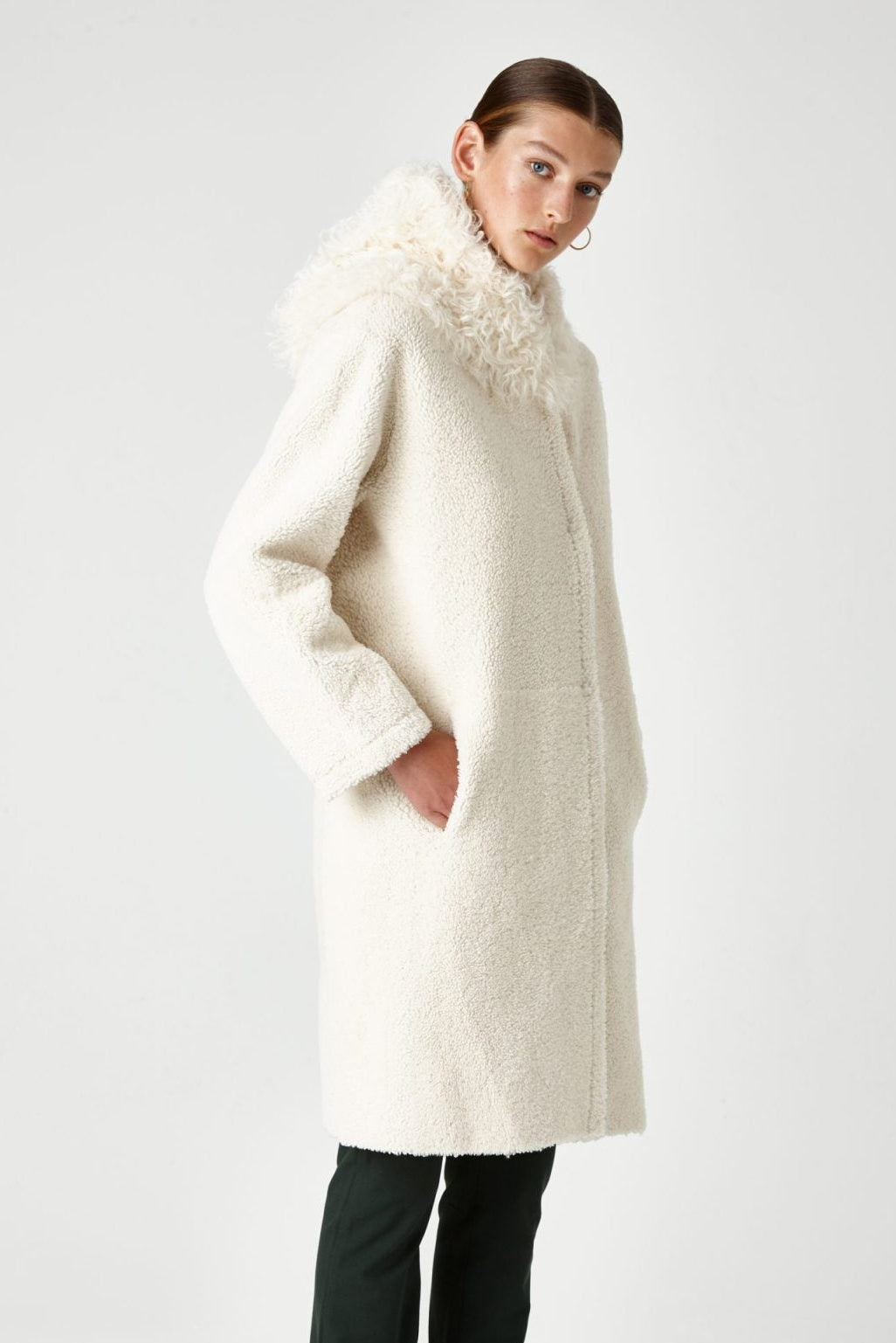 hooded shearling coat - women | Gushlow & Cole - CHODER-CLK
