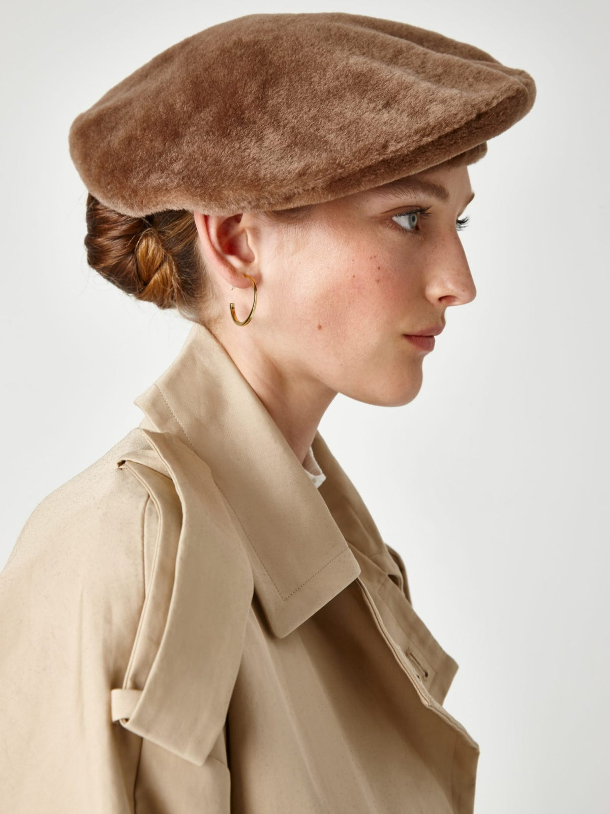 Shearling Beret