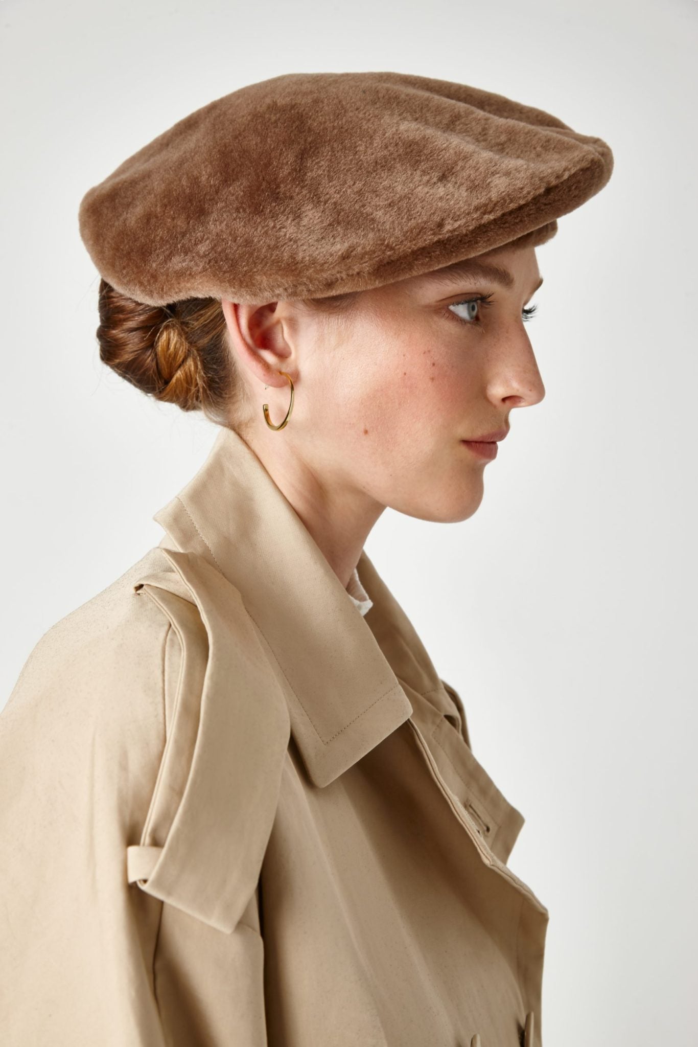 Shearling Beret