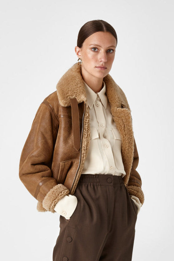 Shearling Aviator Jacket