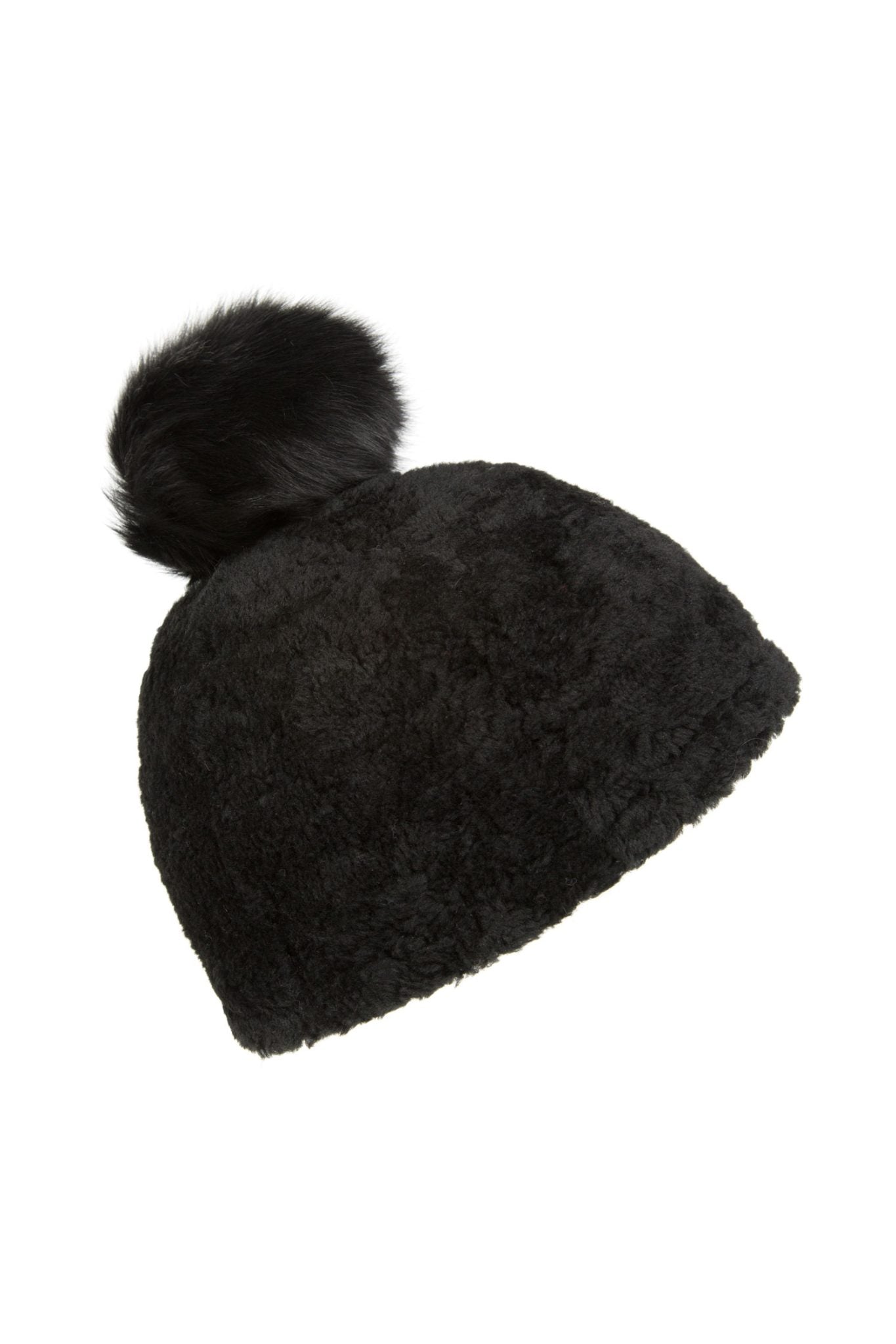 Shearling Beanie Hat