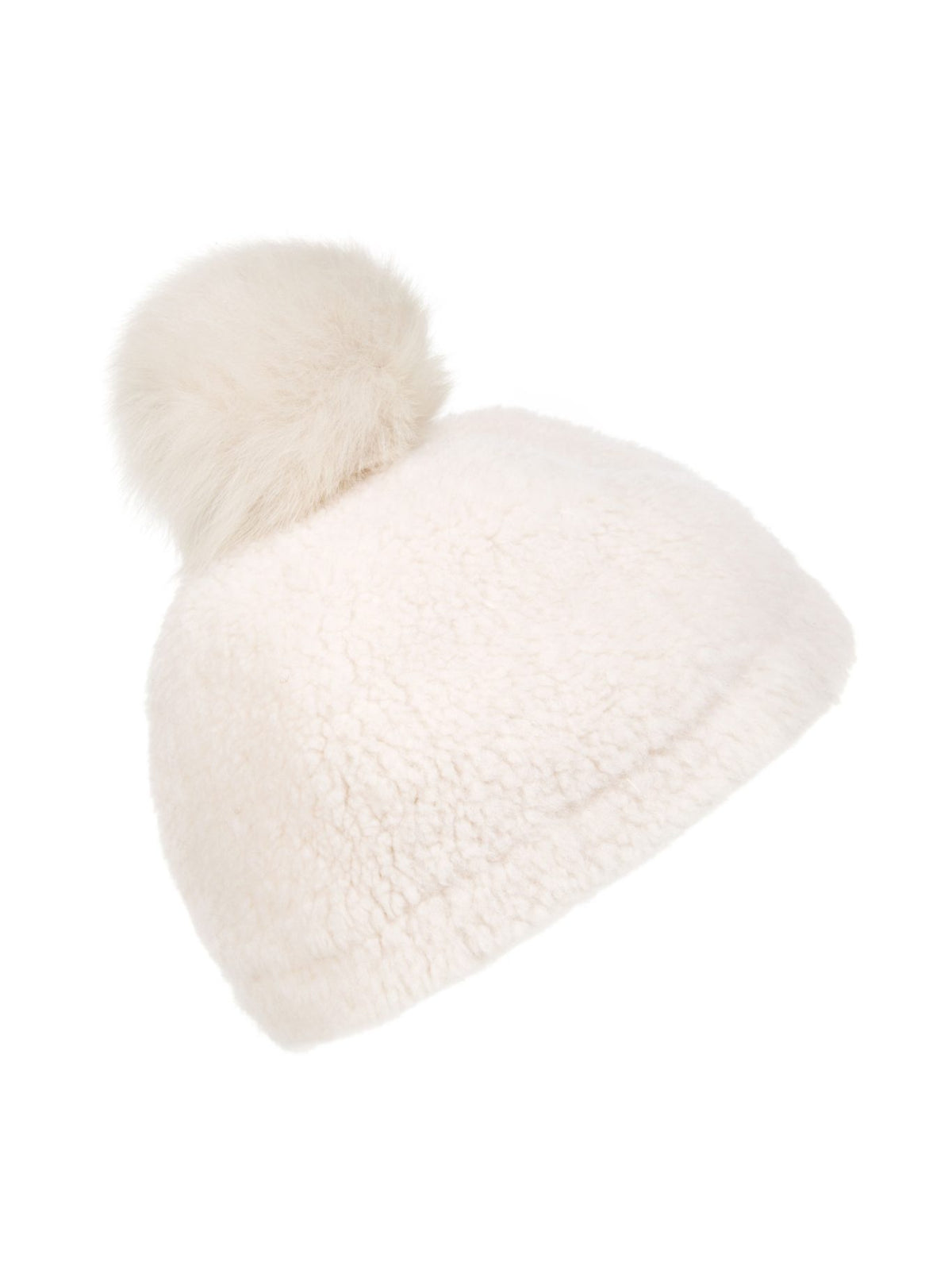 Shearling Beanie Hat