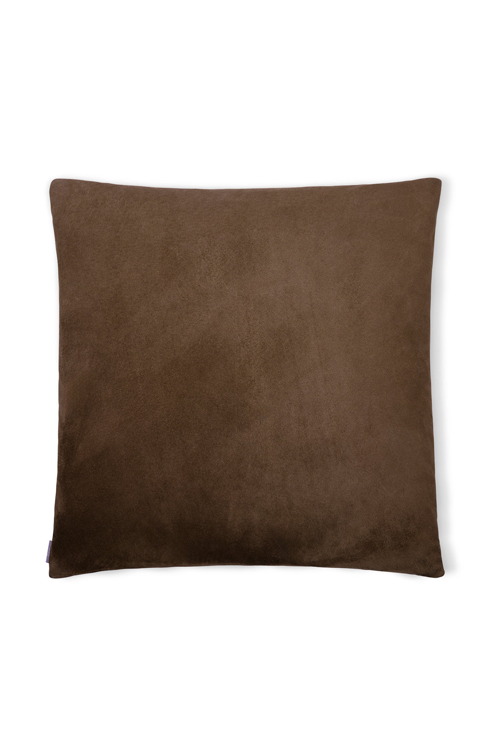 Large Mocha Brown Suede Scatter Cushion | Home | Gushlow & Cole - cut out front cushion