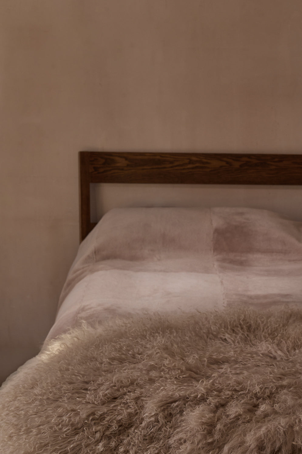 Large Mongolian Shearling Throw