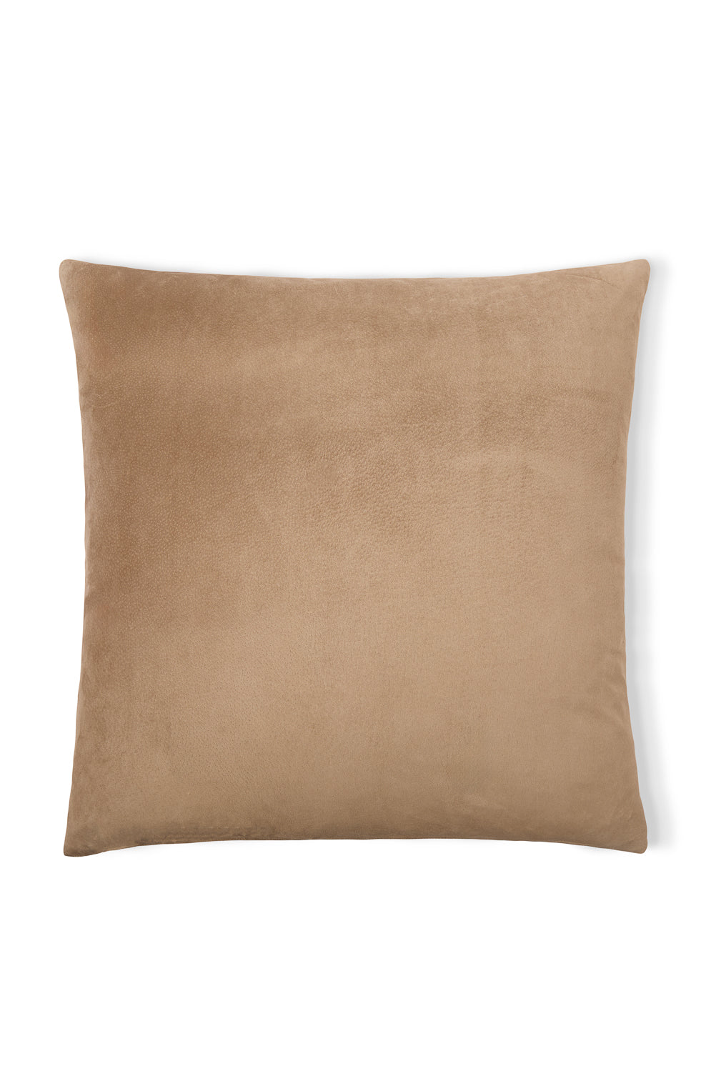 Large Camel Suede Scatter Cushion | Home | Gushlow & Cole - cut out image front of cushion
