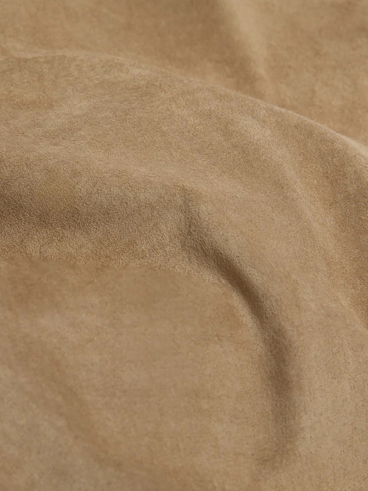 Large Camel Suede Throw | Home | Gushlow & Cole - close up image on suede throw