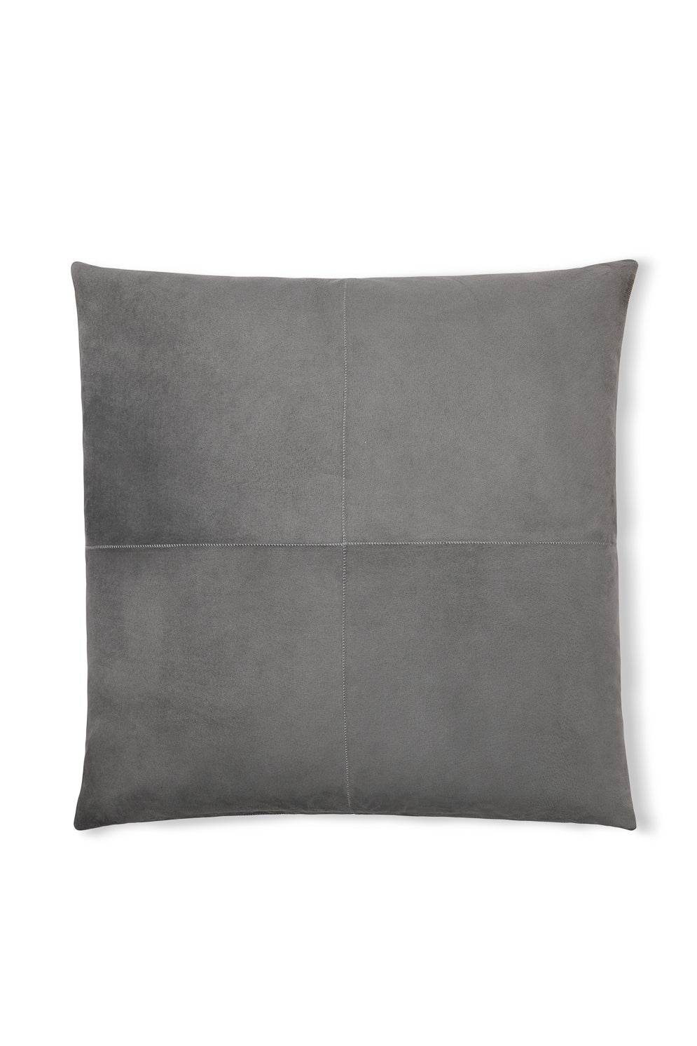 Large Grey Suede Scatter Cushion | Home | Gushlow & Cole - cut out image back of cushion