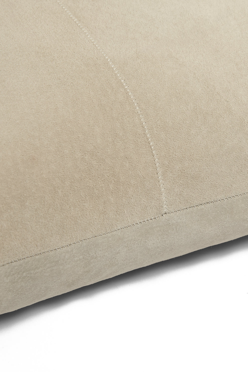Large White Suede Scatter Cushion | Home | Gushlow & Cole - detail