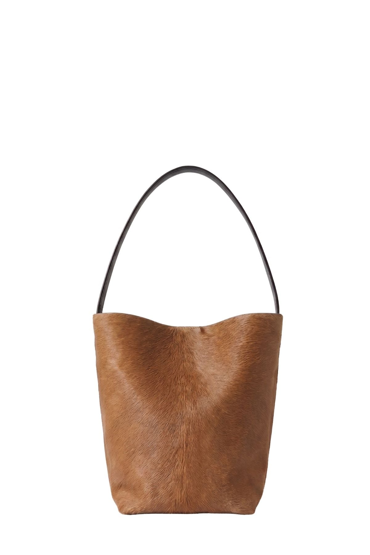 maye small camel bucket tote bag by gushlow & cole on white background