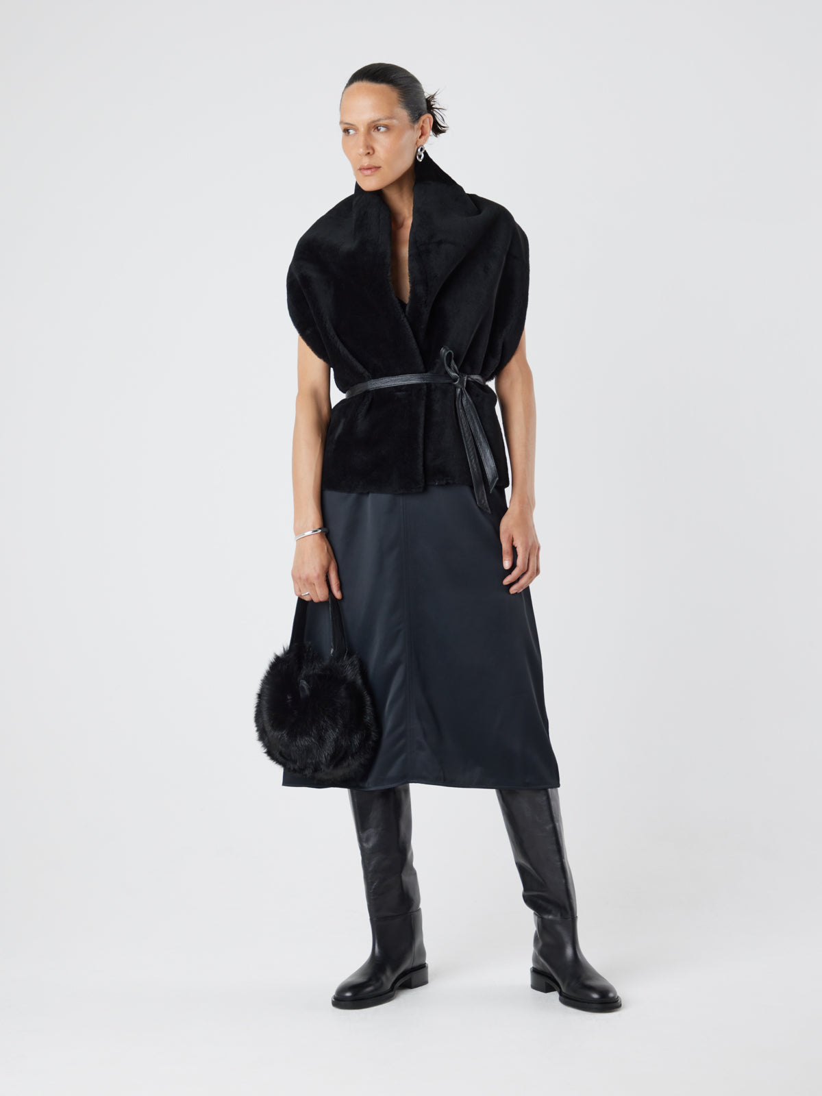 Merino Shearling Scarf