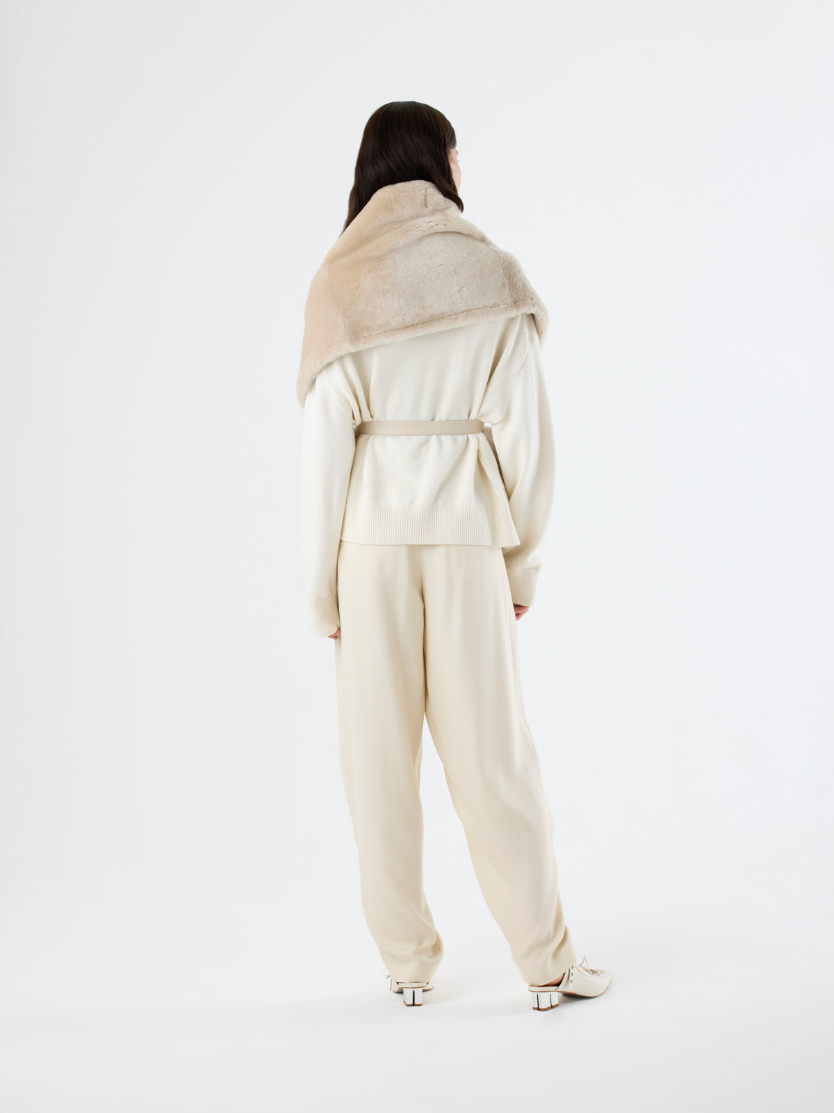 Merino Shearling Scarf