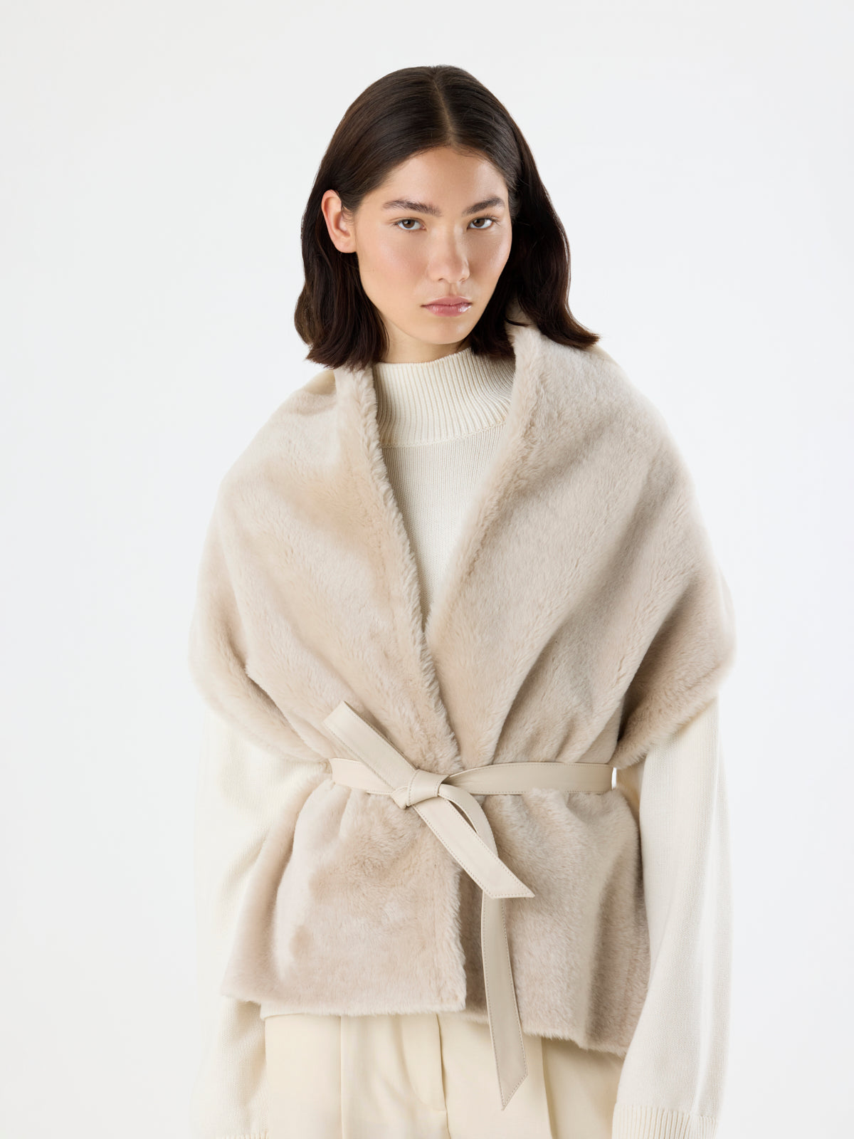 Merino Shearling Scarf