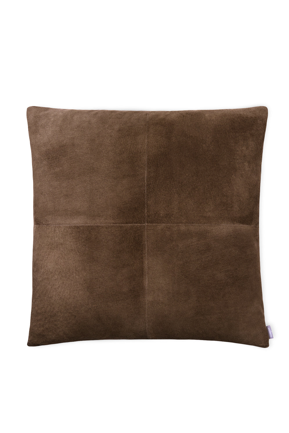 Mocha Brown Suede Scatter Cushion | Home | Gushlow & Cole - cut out back cushion