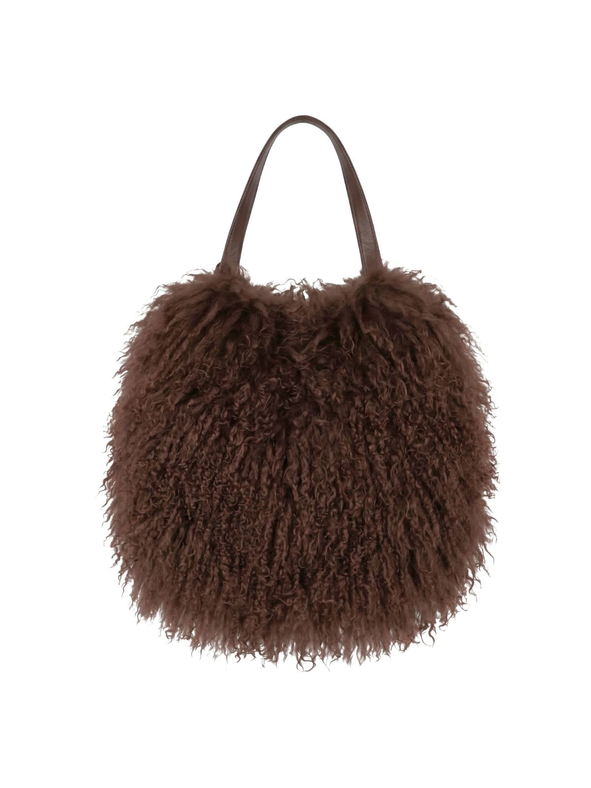 Mongolian Shearling Saddle Bag