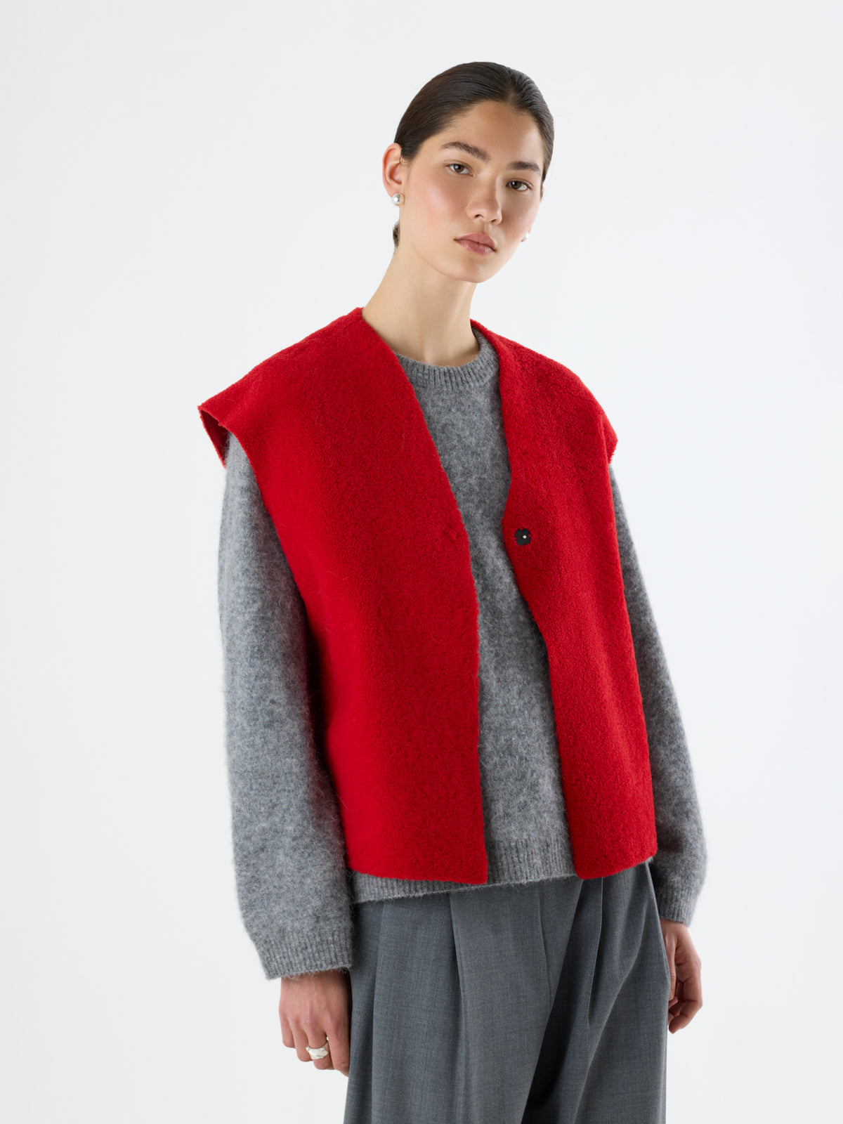Boxy Shearling Gilet